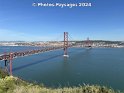 Lisboa, vue sur le pont du 25 Avril depuis Almada, 08.05.2024